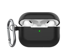 „Class and Culture LLC KeyBudz Elevate Keychain“ – silikoninis apsauginis dėklas, skirtas „AirPods Pro 2“ (juodas)