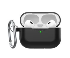 „Class and Culture LLC KeyBudz Elevate Keychain“ – silikoninis apsauginis dėklas, skirtas „AirPods Pro 2“ (juodas)