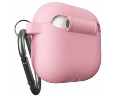 Class and Culture LLC KeyBudz Elevate Keychain - silikonowe etui ochronne do AirPods 4 gen. (blush pink)