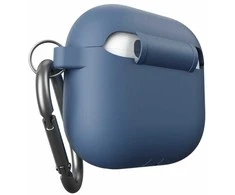 Class and Culture LLC KeyBudz Elevate Keychain - silikonowe etui ochronne do AirPods 4 gen. (cobalt mėlynas)