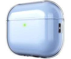 KeyBudz Jelly Series permatomas dėklas skirtas AirPods Pro 3rd Gen - Baby mėlynas