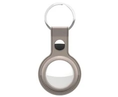 KeyBudz KeyBudz AirTag Keyring - Odinis apsauginis dėklas AirTag 2-pack (Sandy Beigh)
