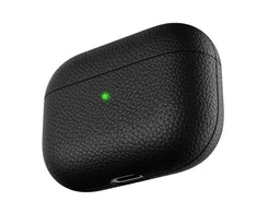 KeyBudz PodSkinz Artisan Series Leather dėklas skirtas AirPods Pro - Juodas