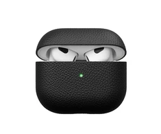 KeyBudz – PodSkinz Artisan Series odinis dėklas – rankų darbo odinis dėklas, skirtas jūsų Airpods 3 (spalva: Natural Ruda)
