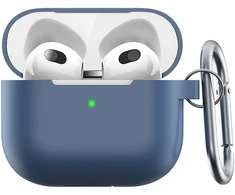 „KeyBudz PodSkinz Elevate“ serijos dėklas, skirtas „AirPods 3“ ausinėms – kobalto mėlynumo