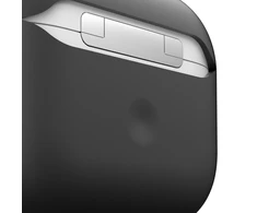 KeyBudz - PodSkinz HyBridShell Series Keychain dėklas - Premium hard shell triple layer dėklas skirtas your Airpods 3 (Color: Juodas)