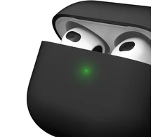 „KeyBudz“ – „PodSkinz HyBridShell“ serijos raktų pakabuko dėklas – aukščiausios kokybės kietas trijų sluoksnių dėklas jūsų „Airpods 3“ ausinėms (spalva: vidurnakčio mėlyna)