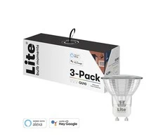 Lite Bulb Moments Lite Bulb Moments Smart Bulb, GU10, 4,5W taškinė lemputė, RGB + W2700K, 3 pakuotės