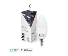 Lite bulb moments – baltas ir spalvotas atmosfera (RGB) E14 lemputė – viena pakuotė