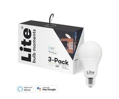 „Lite Bulb Moments“ „Lite Bulb Moments“ Išmanioji lemputė, E27, 8,5 W, RGB 2700-6500K, E2, 3 pak.