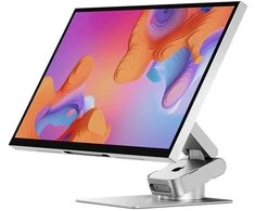Monitorius ALOGIC Aspekt 32" Omni Fold Stand For Mac Mini - Sidabrinis