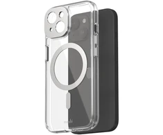 Dėklas Moshi iGlaze for iPhone 15 - Lunar Sidabrinis