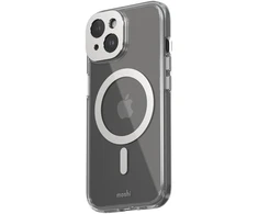 Dėklas Moshi iGlaze for iPhone 15 - Lunar Sidabrinis