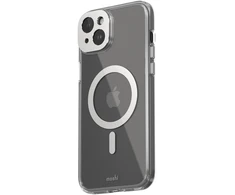 Dėklas Moshi iGlaze for iPhone 15 Plus - Lunar Sidabrinis