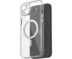 Dėklas Moshi iGlaze for iPhone 15 Plus - Lunar Sidabrinis