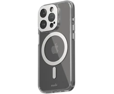 Dėklas Moshi iGlaze for iPhone 15 Pro - Lunar Sidabrinis