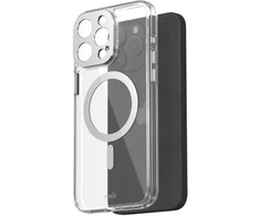 Dėklas Moshi iGlaze for iPhone 15 Pro Max - Lunar Sidabrinis