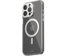 Dėklas Moshi iGlaze for iPhone 15 Pro Max - Lunar Sidabrinis