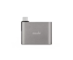 „Moshi“ USB-C į HDMI adapteris su įkrovimu – titano pilka