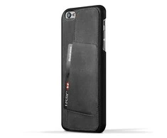 Dėklas Mujjo 80 Leather Wallet Case - Pilkas