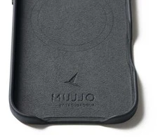 Carruzzo Mujjo Odinis dėklas - etui skórzane do iPhone Air kompatybilne su MagSafe (basalt)