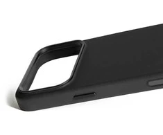 Mujjo Wallet Odinis dėklas - etui skórzane do iPhone 17 Pro Max kompatybilne su MagSafe (juodas)