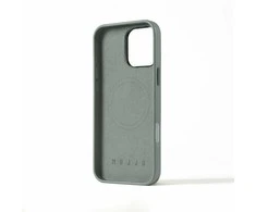 Mujjo Odinis dėklas for iPhone 16 Pro Max - Žalias smoke
