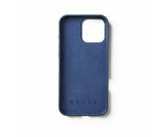 Troubadour Goods Limited Mujjo Odinis dėklas - etui skórzane do iPhone 16 Pro Max kompatybilne su MagSafe (monaco mėlynas)