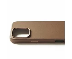 Mujjo odinis dėklas, skirtas iPhone 16 Pro Max – rudas