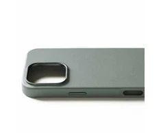 Mujjo Odinis dėklas for iPhone 16 Pro Max - Žalias smoke