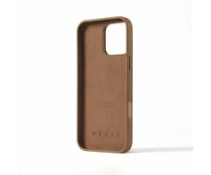 Mujjo odinis dėklas, skirtas iPhone 16 Pro Max – rudas