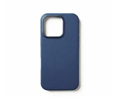 Mujjo Full Odinis dėklas iPhone 16 Pro tamsiai mėlyna