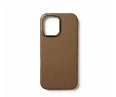 Mujjo odinis dėklas, skirtas iPhone 16 – rudas