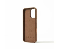 Mujjo odinis dėklas, skirtas iPhone 16 – rudas