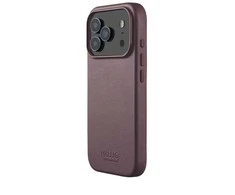 Mujjo Odinis dėklas - etui skórzane do iPhone 17 Pro kompatybilne su MagSafe (bronze red)