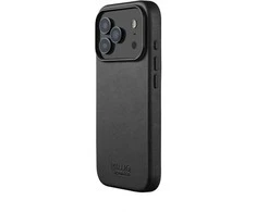 Mujjo Odinis dėklas - etui skórzane do iPhone 17 Pro kompatybilne su MagSafe (juodas)