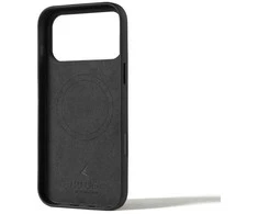 Mujjo Odinis dėklas - etui skórzane do iPhone 17 Pro Max kompatybilne su MagSafe (juodas)