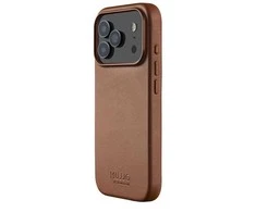 Mujjo Full Odinis dėklas MagSafe Case for iPhone 17 Pro Brown
