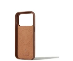 Mujjo Full Odinis dėklas MagSafe Case for iPhone 17 Pro Brown