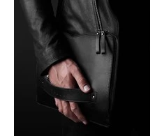 Viršelis Mujjo MOJŽO Carry -On Folio Sleeve Pro 12 "Makbook - Juoda