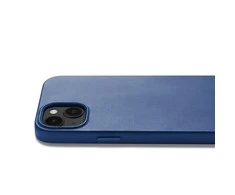 Mujjo Full Odinis dėklas with MagSafe for iPhone 14/15 Plus - Monaco Mėlyna