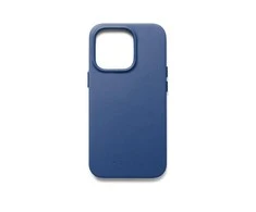Mujjo Full Odinis dėklas with MagSafe and Metal Mygtukai for iPhone 14 Pro - Monaco Mėlyna