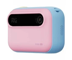 „myFirst Camera Insta 20“ – momentinis fotoaparatas su spausdintuvu ir etikečių spausdinimo funkcija, 3 colių „Full HD IPS“ ekranu ir dvigubu 16 MP objektyvu (cukraus vatos mišinys)