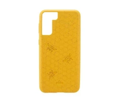 Dėklas Pela Classic case Hive Edition - Bee for Samsung S21+ - Honey Geltona