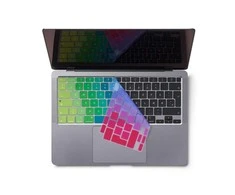 Valiklis Baseus „Philbert“ silikoninis klaviatūros dėklas, skirtas „MacBook Air 2020“ – vaivorykštės spalvos