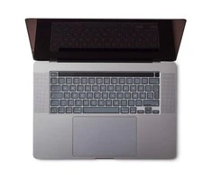 Dėklas Philbert - Keyboard cover Europe MacBook Pro 13” M1-M2 2020/2022 and 16” 2019 - Transparent/Juodas