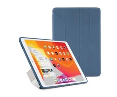 Pipetto planšetinio kompiuterio dėklas Pipetto Origami dėklas, skirtas iPad 10.2 '' 2019/2020 tamsiai mėlynas