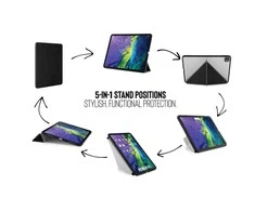 Pipetto planšetinio kompiuterio dėklas Pipetto Origami dėklas, skirtas iPad Air 4th Gen 10.9 – tamsiai mėlynas