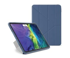 Pipetto planšetinio kompiuterio dėklas Pipetto Origami dėklas, skirtas iPad Air 4th Gen 10.9 – tamsiai mėlynas