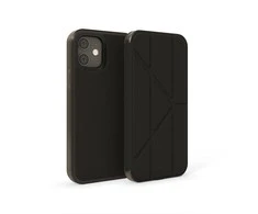 Pipetto Origami Folio Case for iPhone 12/12 Pro - Juodas